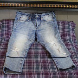 Gap 1969 Always Skinny Distressed Y2K XL Jeans